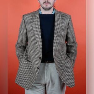 VTG Harris Tweed 100% Scottish Wool Sport Blazer size 42